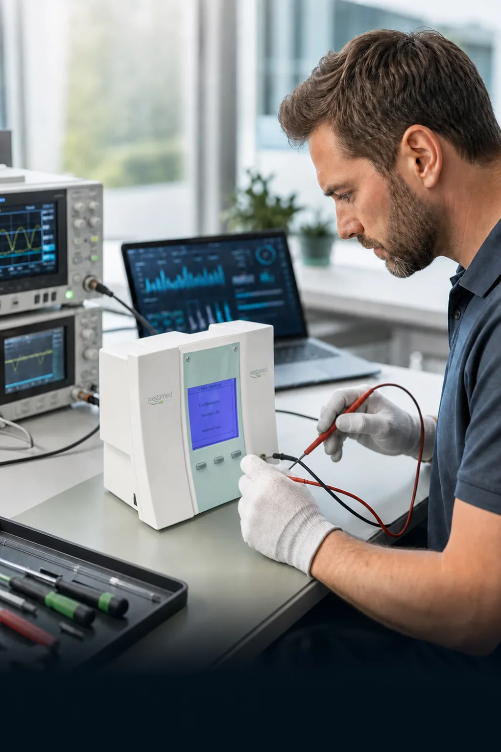 Check Medical beim technischen Funktionstest